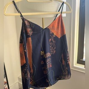 Aritzia slip top blouse